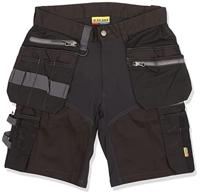 Blåkläder Short met stretch en spijkerzakken 15981343 | Zwart | Maat 64 - 7330509763780 - thumbnail