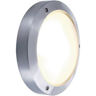 Buiten wand- / plafondlamp BULAN zilvergrijs/glas gesatineerd 1xE14 Buiten wand- / plafondlamp BULAN zilvergrijs/glas gesatineerd 1xE14
