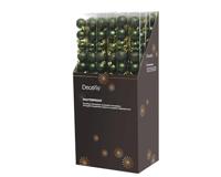 Decoris kerstballen plastic 14st dennengroen 3cm - thumbnail
