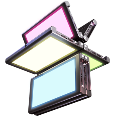 Falcon eyes rgb led lamp pockelite f7 fold