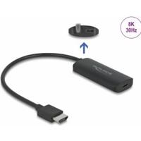 DeLOCK 64212 video kabel adapter 0,18 m HDMI Type A (Standaard) USB Type-C + Micro-USB Zwart - thumbnail