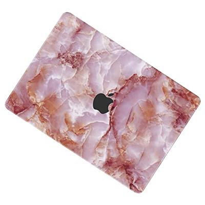 Lunso MacBook Air 13 inch (2022-2026) cover hoes - case - Marble Finley