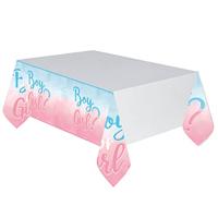 Tafelkleed Gender Reveal &apos;Boy or Girl&apos; (120x180cm) - thumbnail