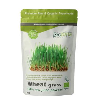 Biotona Wheat Grass 100% Raw Powder