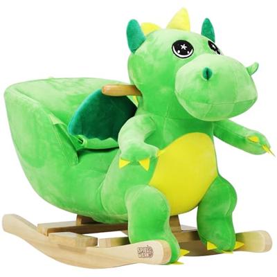 Schommeldier Dino met veiligheidsgordel en geluiden , hobbeldier - thumbnail
