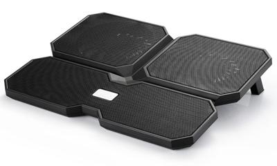 DeepCool multi core x6 laptopkoeler (zwart, 2x usb 2.0)
