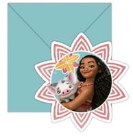 Uitnodigingen Vaiana (6st) - thumbnail