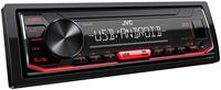 JVC KD-X162 1DIN Mechless Autoradio met Bluetooth ingebouwd. Geschikt voor iPod/iPhone - thumbnail