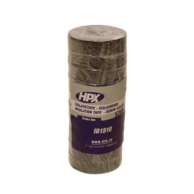 HPX PVC isolatietape - zwart - 15mm x 10m