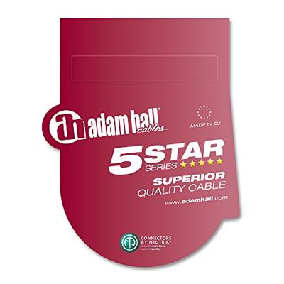 Adam Hall 5 Star BFV 0500 verloopkabel XLR female naar Jack TRS 5,0 m