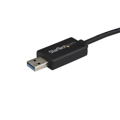 Kabel USB A naar USB C Startech USBC3LINK Zwart Kabel USB A naar USB C Startech USBC3LINK Zwart