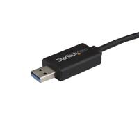 Kabel USB A naar USB C Startech USBC3LINK Zwart - thumbnail