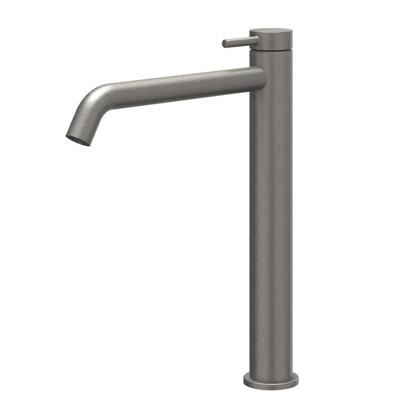 IVY Bond Wastafelkraan - Verhoogd Model L - Geborsteld Metal Black PVD