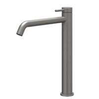 IVY Bond Wastafelkraan - Verhoogd Model L - Geborsteld Metal Black PVD - thumbnail