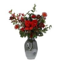 Handgebonden Kunstboeket Mireille Grenoble 80 cm - thumbnail