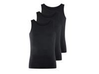 LIVERGY 3 Heren hemden (Zwart, M) - thumbnail