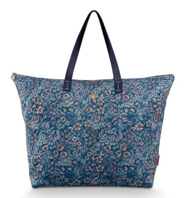 Pip Studio Pip Studio Tilda Tote Bag Large Quilted Daisy Dreams Blue 66x20x44cm