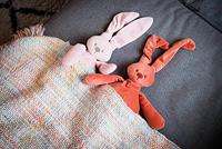 Nattou - Cuddly Rabbit - Light Rose - thumbnail