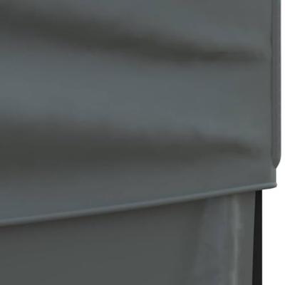 Partytent inklapbaar met zijwanden 3x3 m antracietkleurig - thumbnail