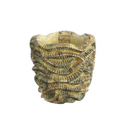 PTMD bloempot waves bruin rond m 17 cm | 8 stuks