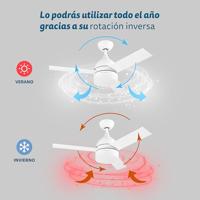 Plafondventilator Grunkel SKYECO-42 40 W Wit - thumbnail