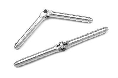 Aluminium stiftscharnier - Dia. 4.5x70mm - Demountable - 2 st