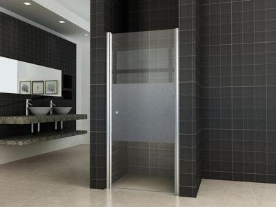 Wiesbaden nisdeur -R- met profiel 1000x2000 8 mm NANO ged.matglas