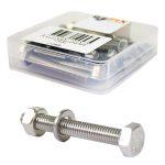 Bofix Kroonbout zeskant m6 x 45 compleet rvs