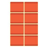 Avery diepvriesetiketten in blister, rood, 40 etiketten - thumbnail