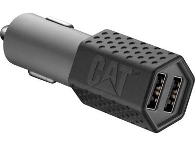 CAT Oplader voor in de auto met 2 USB uitgangen CAT Oplader voor in de auto met 2 USB uitgangen