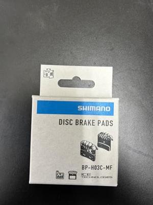 SHIMANO schijfremblokset h03c metal met koelvinnen - thumbnail