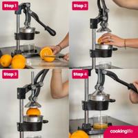 Cookinglife Citruspers - Gietijzer - Hevelmodel - Zwart - thumbnail