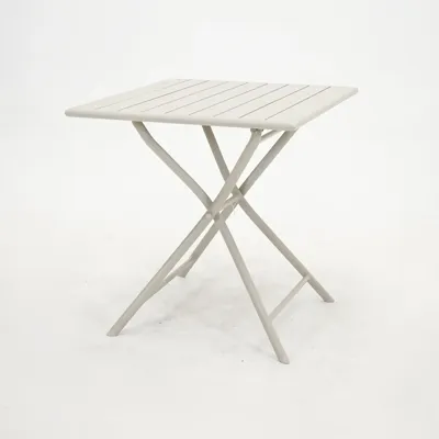 Inklapbare tuintafels GLOBE 70x70 Cream