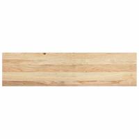 VidaXL Traptreden 4 st 100x25x2 cm onbehandeld massief eikenhout - thumbnail