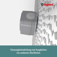 Legrand 069719L Compleet Spatwaterdicht schakelmateriaal Plexo Grijs 1 stuk(s) - thumbnail