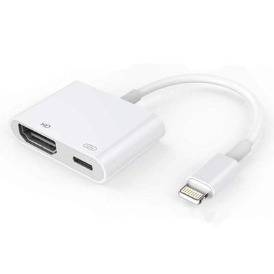 E-Gin-LTH-002 8 Pin digitale AV naar HDMI Adapter + USB-poort voor VGA-1080P HD TV Display scherm apparaat opladen