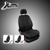 Autostoelhoes - XLCOVER - Airbag compatibel - Zwart - Universeel - 3 stuks - thumbnail