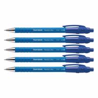 Paper Mate balpen Flexgrip Ultra RT medium, blister van 5 stuks, blauw - thumbnail