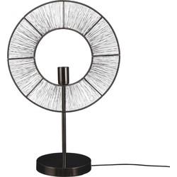 Mica Decorations Bodil Tafellamp - L40 x B20,5 x H61 cm - Zwart