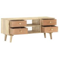 Tv-meubel 110x30x45 cm massief mangohout - thumbnail