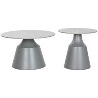 Kleine bijzettafel Home ESPRIT Grijs 70 x 70 x 43 cm 70 x 70 x 1 cm - thumbnail