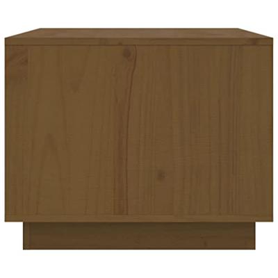 Salontafel 80x50x40 cm massief grenenhout honingbruin