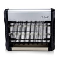 V-TAC VT-3216 11179 Insectenvernietiger UV-lamp 16 W (Ø x h) 354 mm x 93.5 mm Aluminium, Zwart 1 stuk(s) - thumbnail
