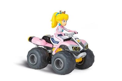 Quad Peach afstandsbedieningsauto, 2,4 GHz, schaal 1:20, CARRERA Mario Kart, vanaf 6 jaar
