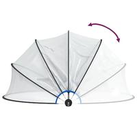VidaXL Zwembadoverkapping rond 467x234 cm pvc - thumbnail
