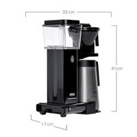 Moccamaster KBGT 741 Koffiefilter apparaat Zwart - thumbnail