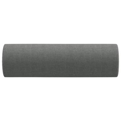 Sierkussens 2 st 15x50 cm stof donkergrijs Sierkussens 2 st 15x50 cm stof donkergrijs