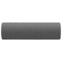 Sierkussens 2 st 15x50 cm stof donkergrijs - thumbnail