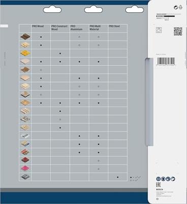 Bosch Accessoires Cirkelzaagblad Multi Material 305 x 30 x 3,2 mm, 80 1st - 2608640452