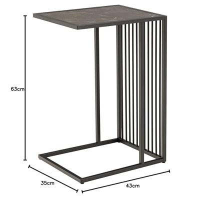 Bendt Laptoptafel 'Esme' Marmerlook, 43 x 35cm